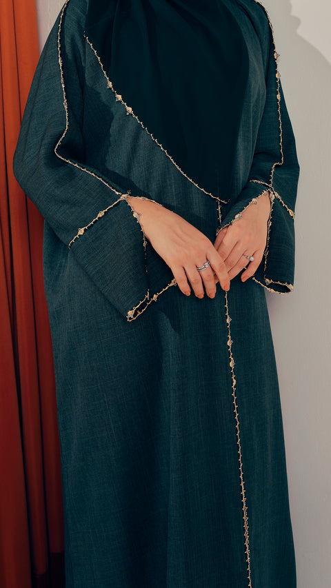 Ameerat Emerald Green Abaya