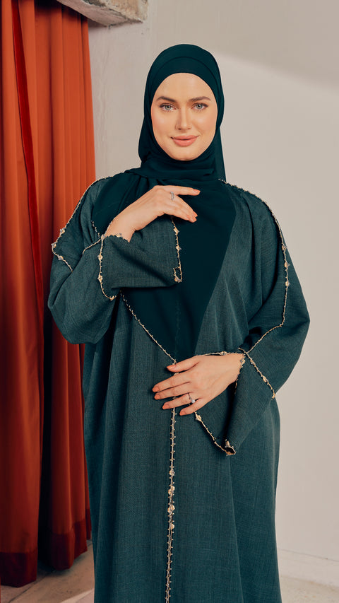 Ameerat Emerald Green Abaya