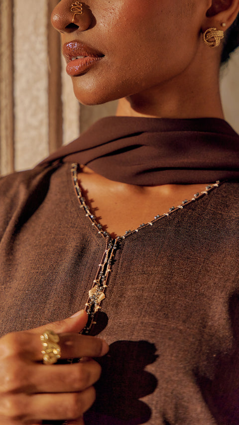Ameerat Espresso Abaya
