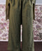 Anini  Linen Pants in Sap green