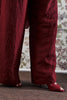 Anini  Linen Pants in Red Garnet