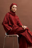 Anini  Linen Tunic in Red Garnet