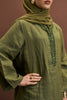 Anini  Linen Tunic in Sap Green