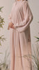 Korean Nidha Ankara Peach Blossom Abaya