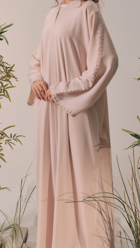 Ankara Peach Blossom Abaya