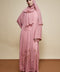 Arjan Coral Pink Abaya