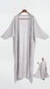 Creased HM Silky Armani Pleated Grey Cardigan