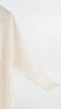 Creased HM Silky Armani Pleated Off White Cardigan