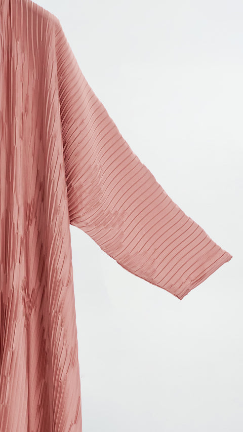 Armani Pleated Dusty Pink Cardigan (CLEARANCE)