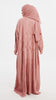 Creased HM Silky Armani Pleated Dusty Pink Cardigan