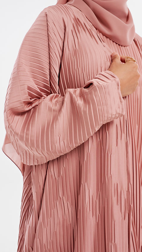 Armani Pleated Dusty Pink Cardigan (CLEARANCE)