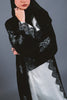 Korean Nidha Arsin Obsidian Black Abaya