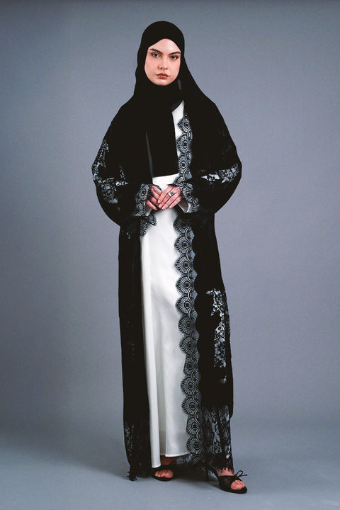 Arsin Obsidian Black Abaya