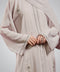 Asalem Light Ecru Abaya