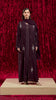 Korean Nidha Asalem Burgundy Abaya