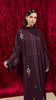 Korean Nidha Asalem Burgundy Abaya