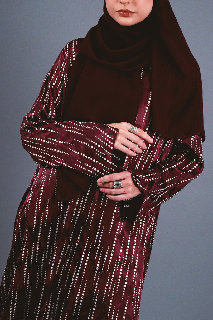 Jacquard Aydin Wine Red