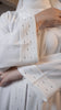 Korean Nidha Balkash Frost White Abaya