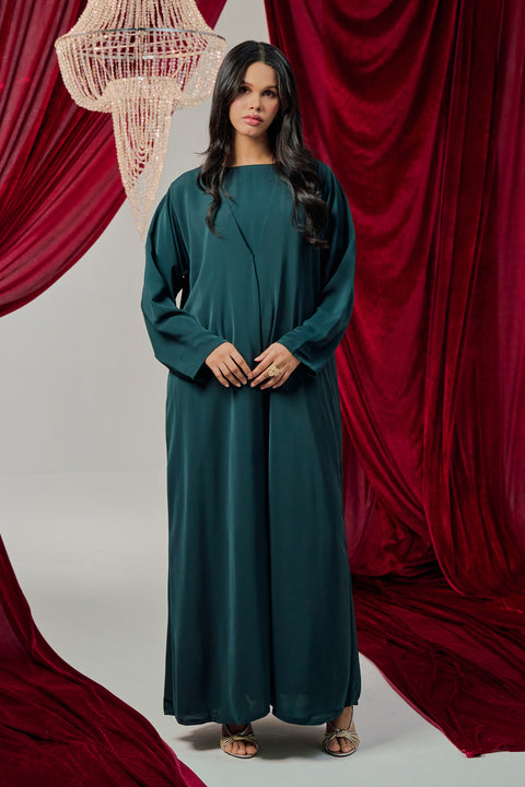 Korean Nidha Betty Emerald Green Abaya