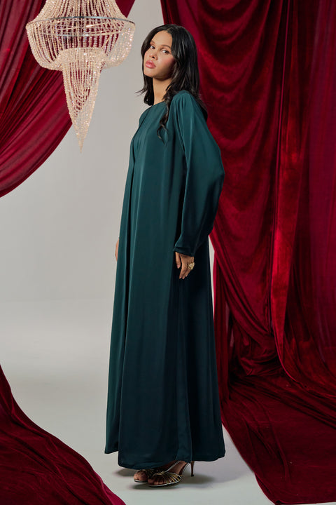 Korean Nidha Betty Emerald Green Abaya