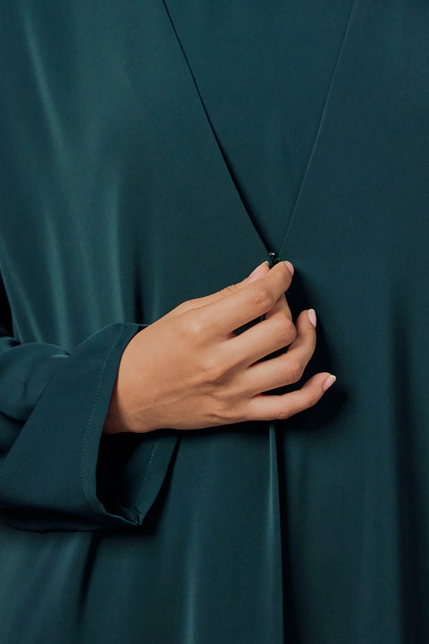 Korean Nidha Betty Emerald Green Abaya