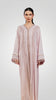 Korean Nidha Badin Pale Pink Abaya