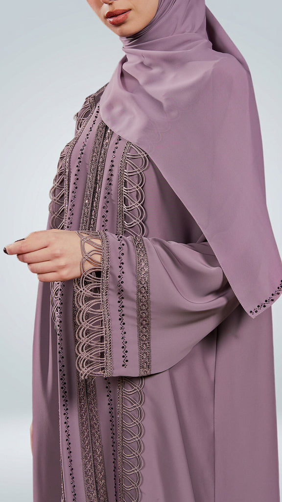 Korean Nidha Badin Woodrose Abaya