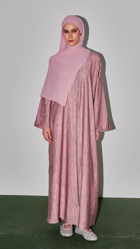 Bahariya Dusty Rose Abaya