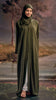 Korean Nidha Balkash Olive Abaya
