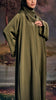 Korean Nidha Balkash Olive Abaya
