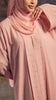 Korean Nidha Balkash Pink Abaya