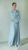 Korean Nidha Balkash Powder Blue Abaya