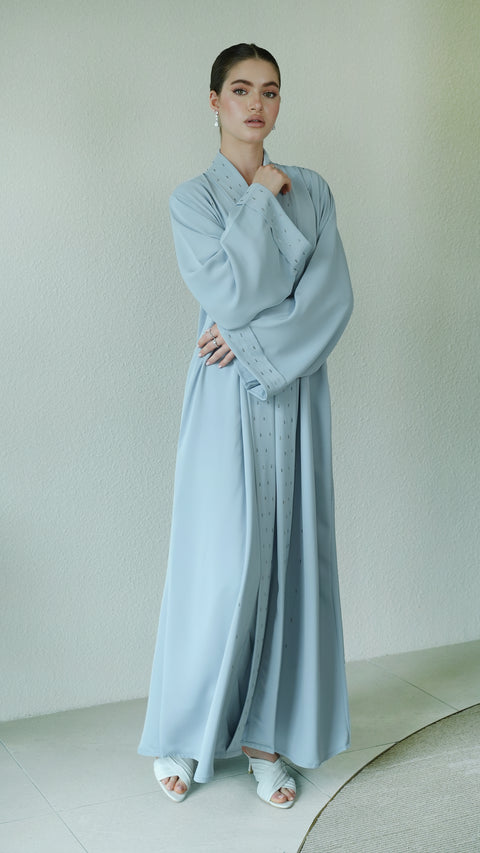 Balkash Powder Blue Abaya