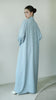 Korean Nidha Balkash Powder Blue Abaya