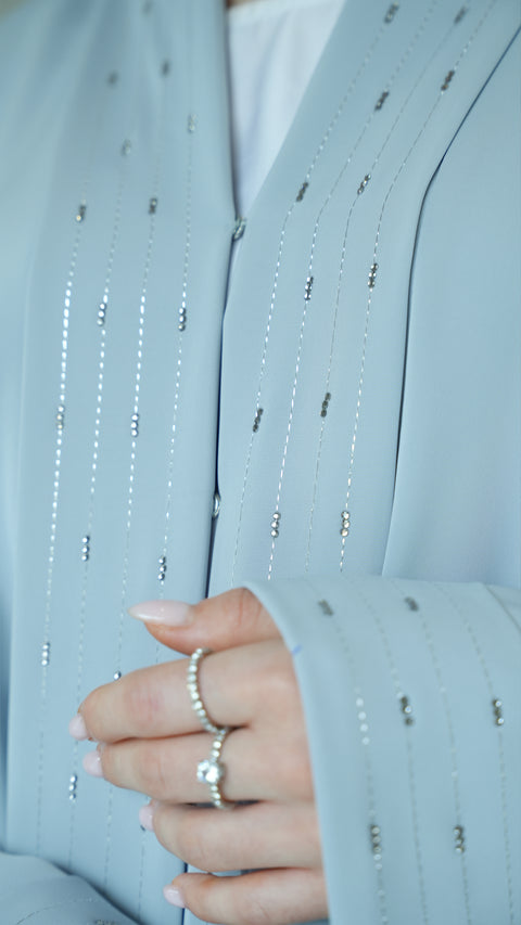 Balkash Powder Blue Abaya