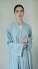 Korean Nidha Balkash Powder Blue Abaya