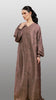Korean Organza Barzan Brown Abaya