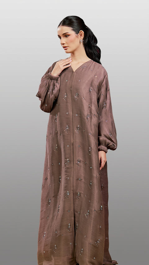 Barzan Brown Abaya