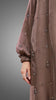 Korean Organza Barzan Brown Abaya