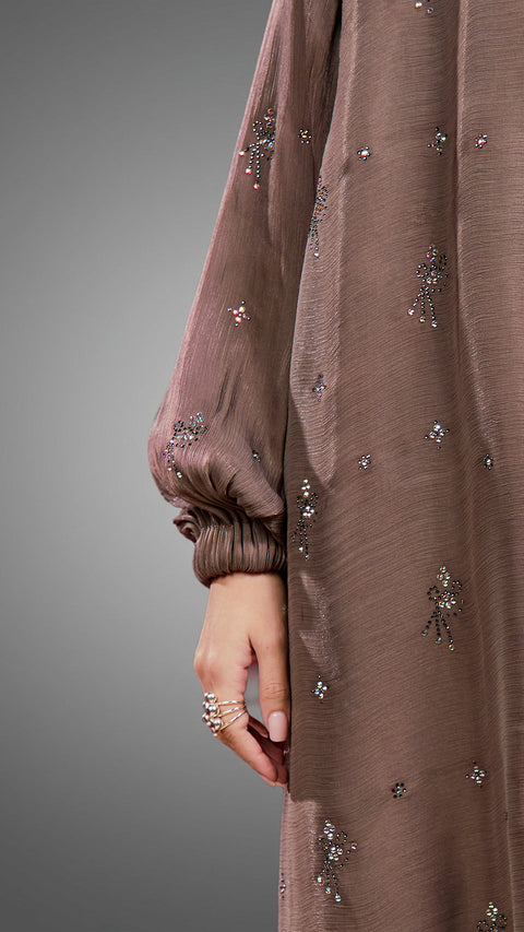 Barzan Brown Abaya