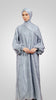 Korean Organza Barzan Powder Blue Abaya