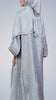Korean Organza Barzan Powder Blue Abaya