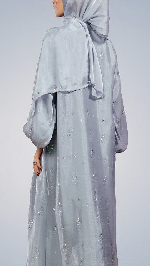Barzan Powder Blue Abaya