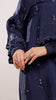 Korean Organza Barzan Dark Blue Abaya