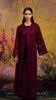 Soft Lace Basirah Red Abaya