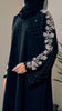 Korean Nidha Bursa Obsidian Silver Abaya