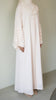 Korean Nidha Cairo Ivory Peach Abaya