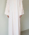 Cairo Ivory Peach Abaya