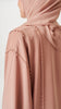 Korean Nidha Crochet Milk Tea Abaya