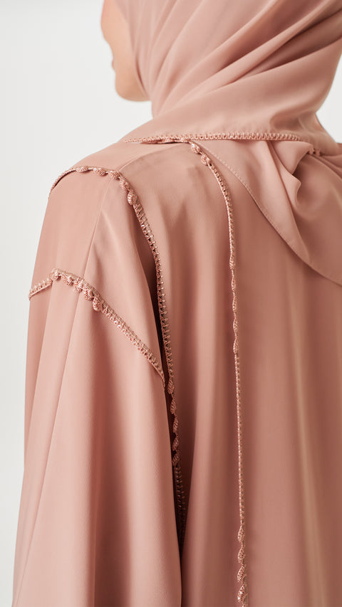 Crochet Milk Tea Abaya